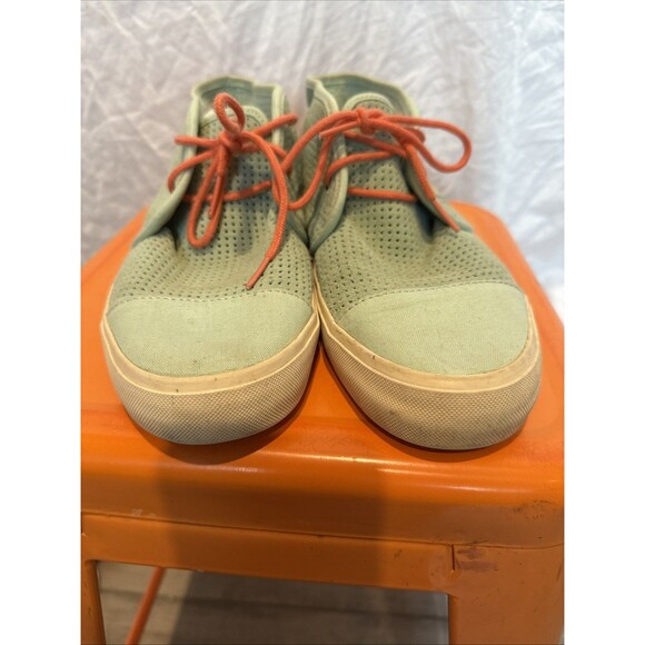 Vans Rhea Square Perf Suede Gossamer Green Casual Sneakers Women's 9.5 - Picture 4 of 15